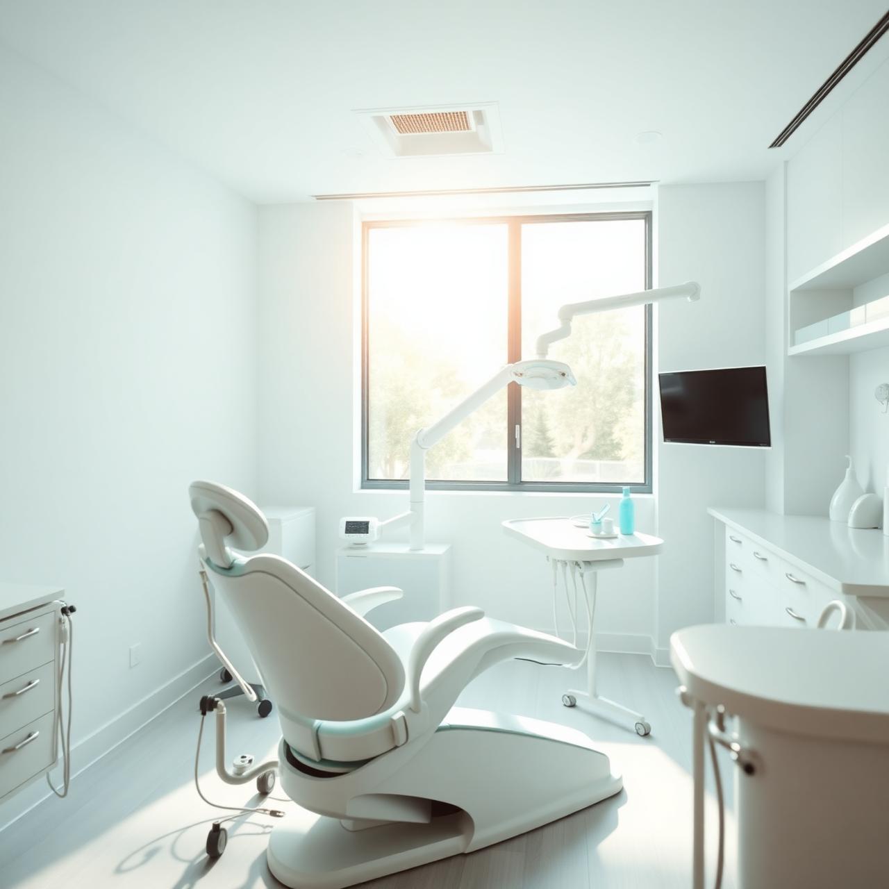 Modern dental clinic treatment room